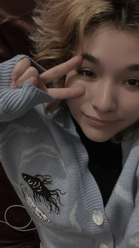 Customer photo review of One and Only Cardigan