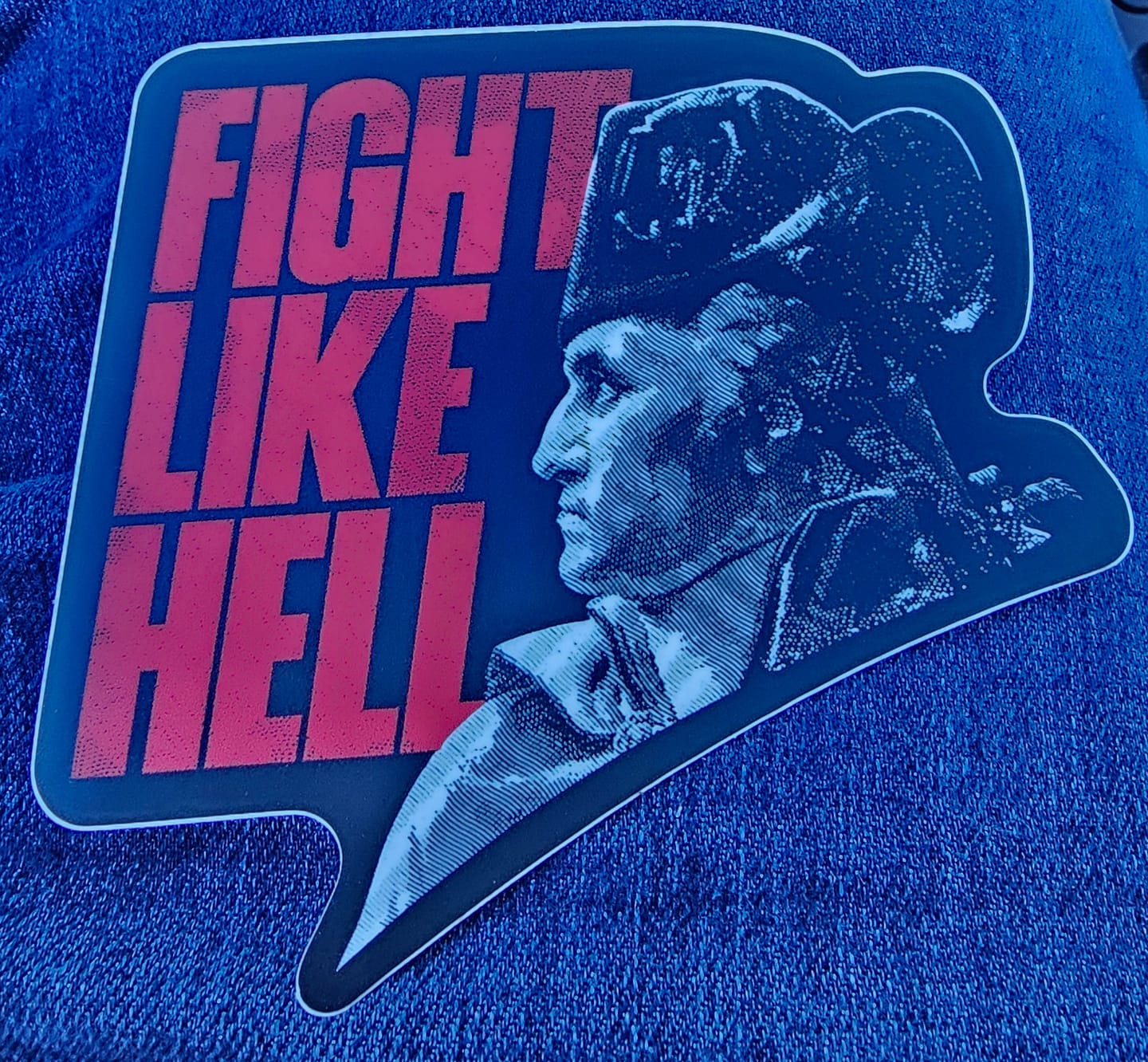 Customer photo review of Fight Like Hell Wristbands