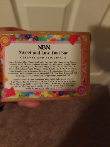 Customer photo review of Sweet and Low Yoni Bar