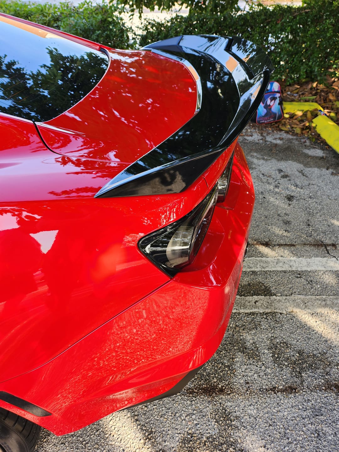 Customer photo review of 6th Gen Camaro Track Package Rear Trunk Spoiler Wing