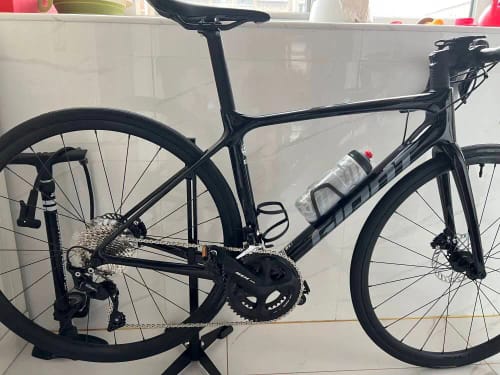 Customer photo review of Bicycle Parking Rack Stand - Secure and Convenient Storage Solution