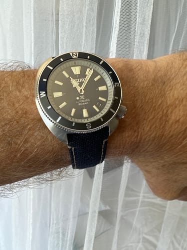 Customer photo review of Seiko Prospex Men's 42.4mm Stainless Steel Automatic Watch SRPG15K