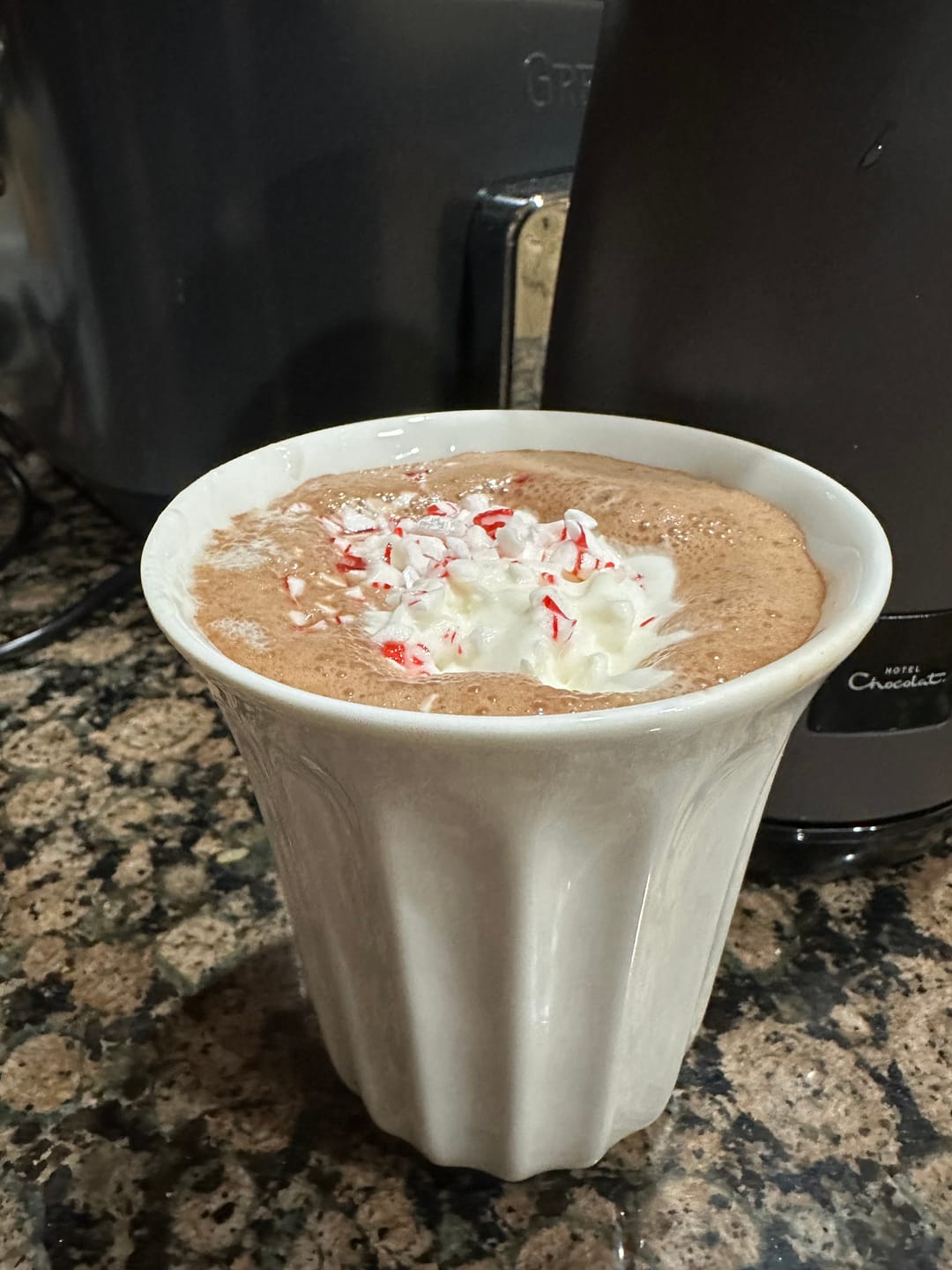 Customer photo review of Orange Supermilk Hot Chocolate Flakes