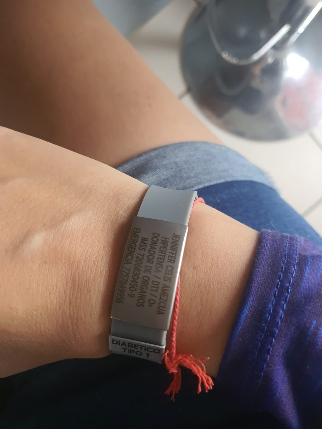 Customer photo review of AxoID - Brazalete de Emergencia