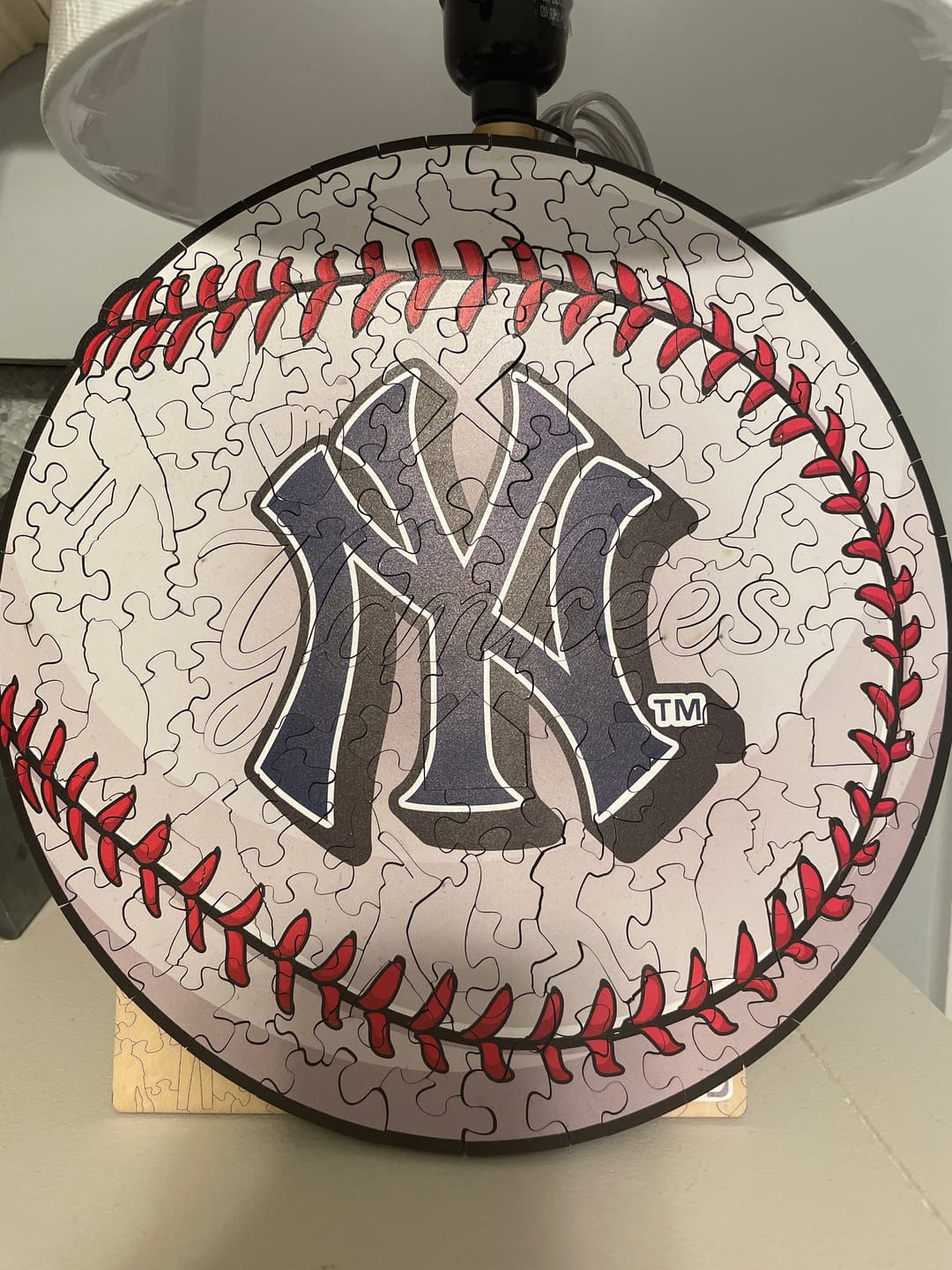 Customer photo review of New York Yankees™ - Wooden Puzzle