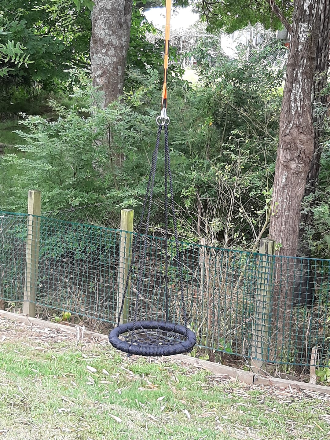 Customer photo review of Outdoor Spider Web Swing - 60cm
