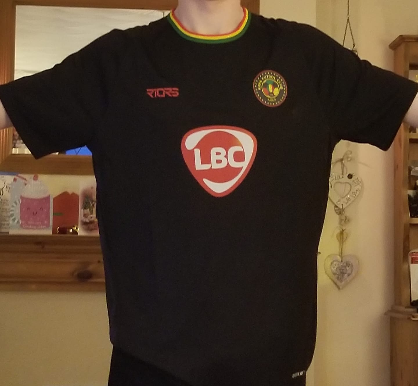 Customer photo review of Mens Secret Football Shirt