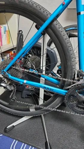 Customer photo review of Bicycle Parking Rack Stand - Secure and Convenient Storage Solution