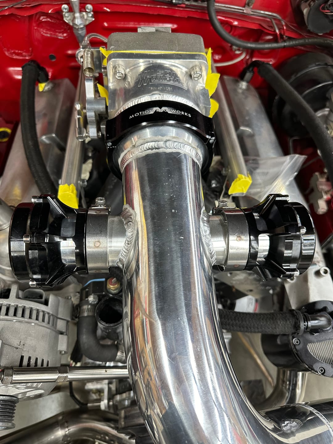 Customer photo review of Quick Seal Connector Kit 4" to 3.5" Adapter w/ 3 Piece Clamp and Weld Flanges 21-145