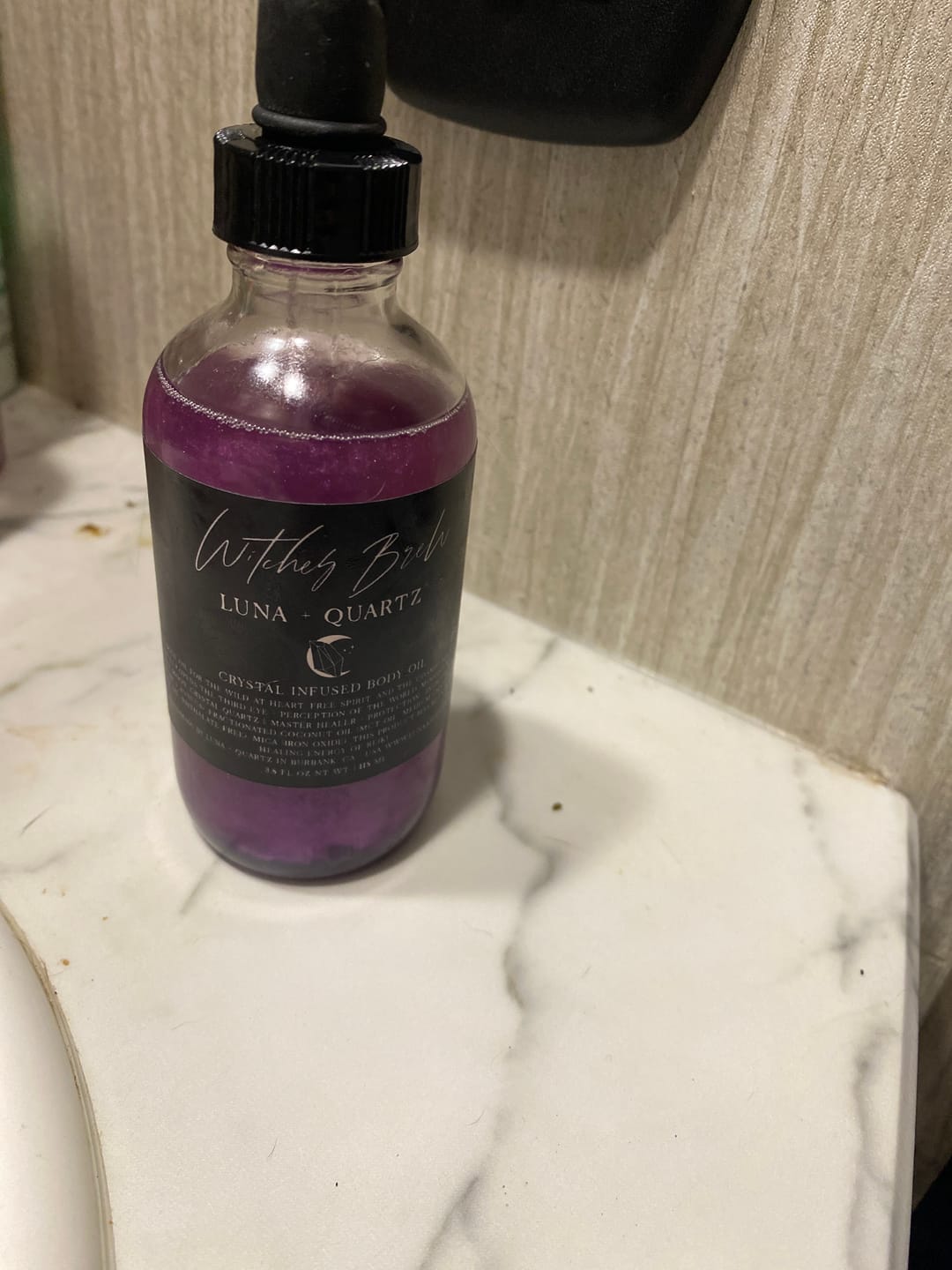 Customer photo review of Witches Brew Body Oil
