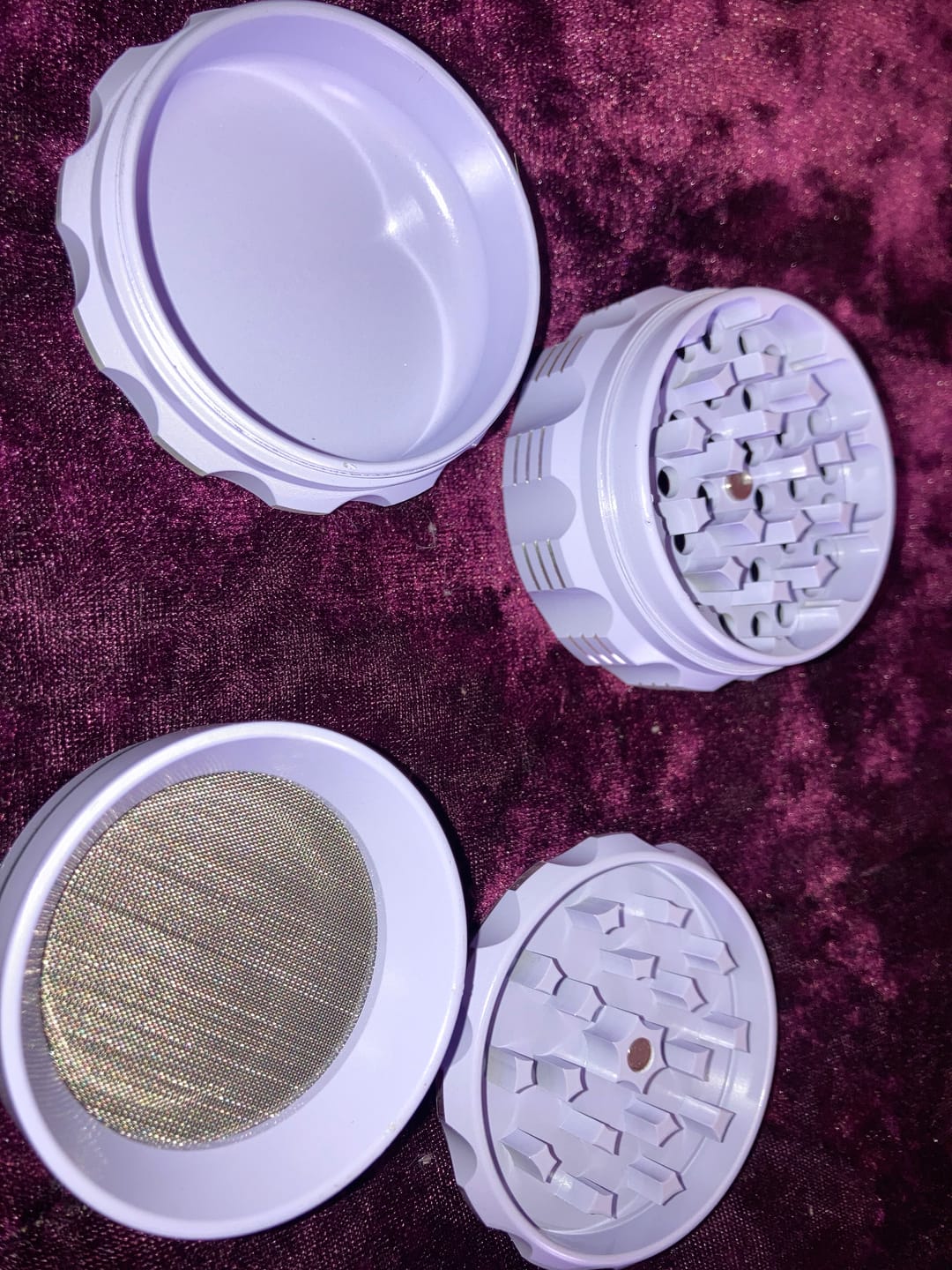 Customer photo review of GAC 2.5" Ceramic Grinder Light Purple