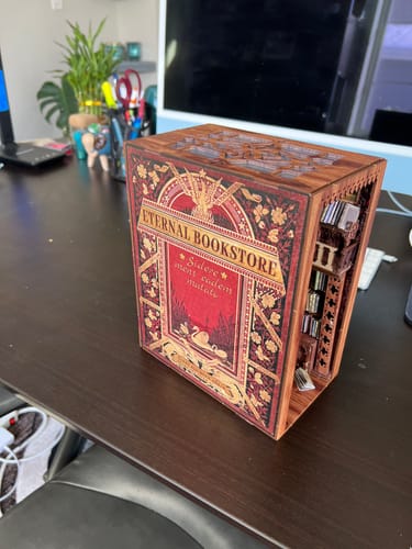 Customer photo review of Eternal Bookstore 3D Book Nook Kit