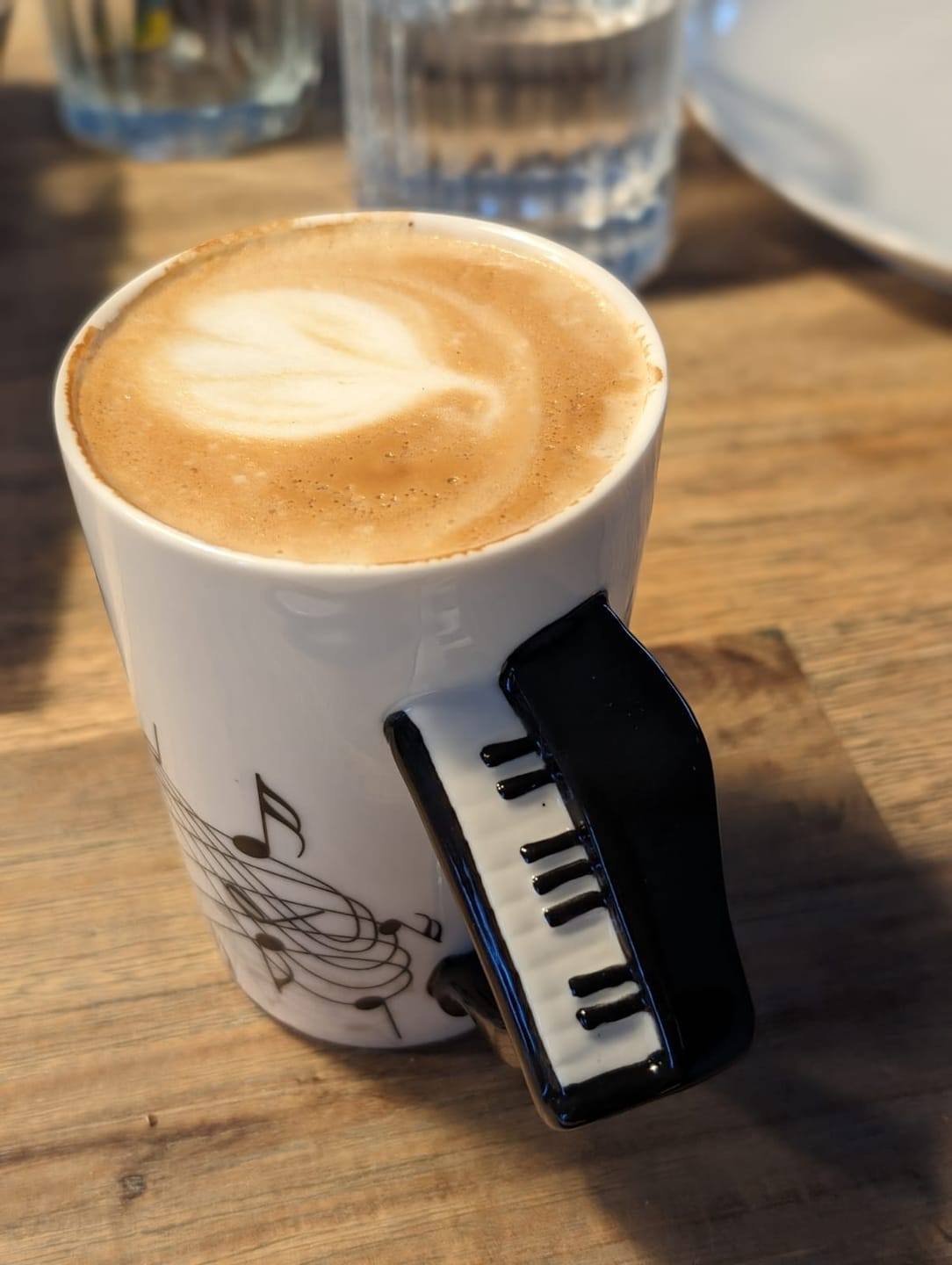 Customer photo review of Originelle Tasse – Klavier