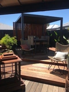 Customer photo review of Waihi 3.1 x 3.1m Louvre Roof Aluminium Pergola