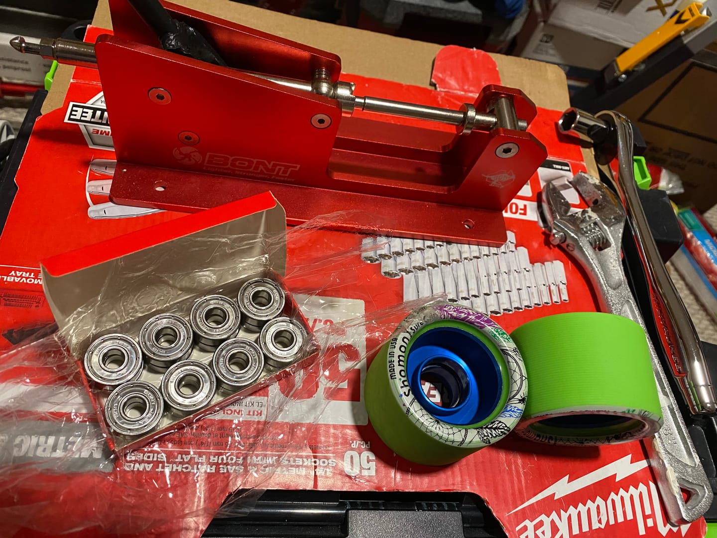 Customer photo review of Roller Skate Bearing Press