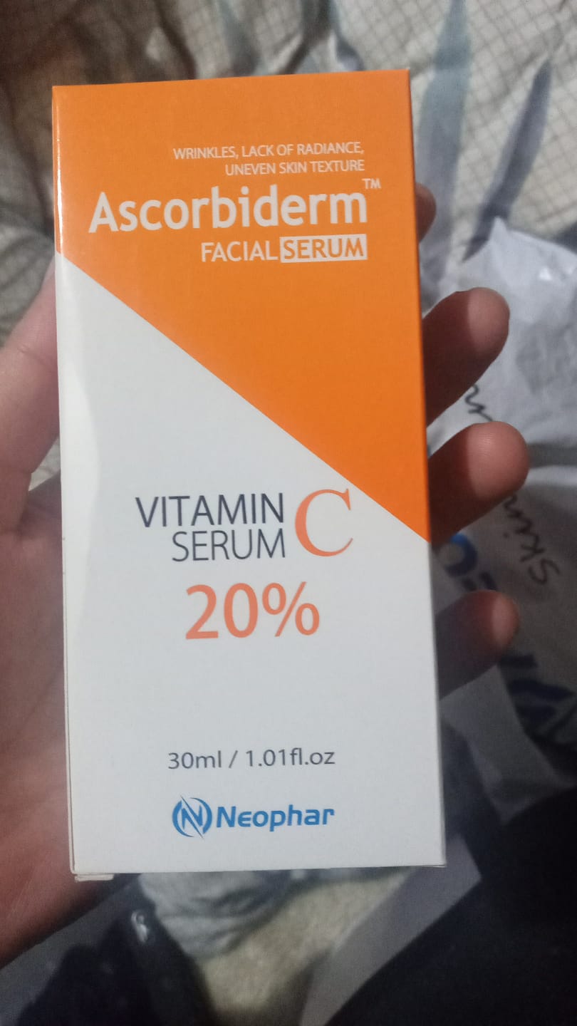 Customer photo review of Ascorbiderm Vitamin C Facial Serum 20%