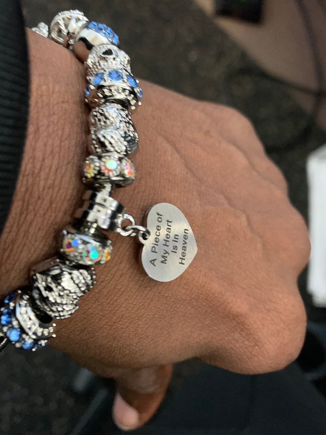 Customer photo review of Piece Of My Heart Bracelet