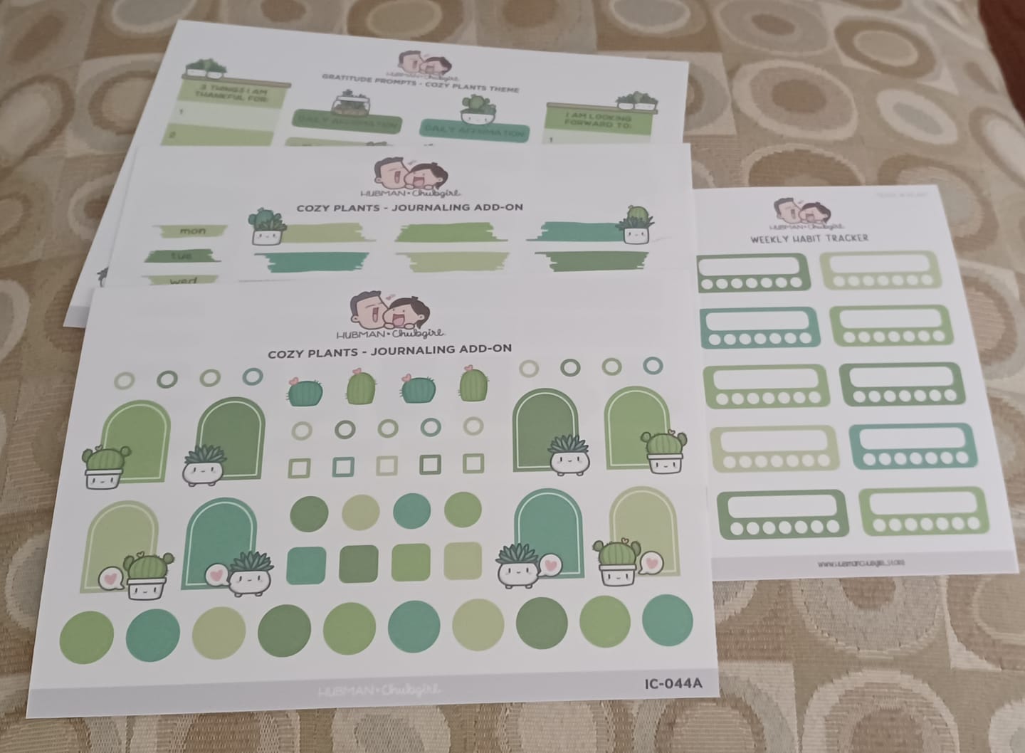 Customer photo review of Cozy Plants Journaling Add-on