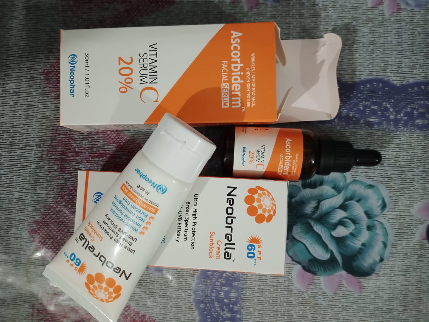 Customer photo review of Ascorbiderm Vitamin C Facial Serum 20%