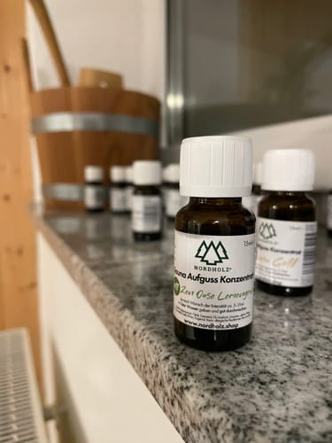 Customer photo review of Sauna Aufguss Konzentrat Set [24x15ml]