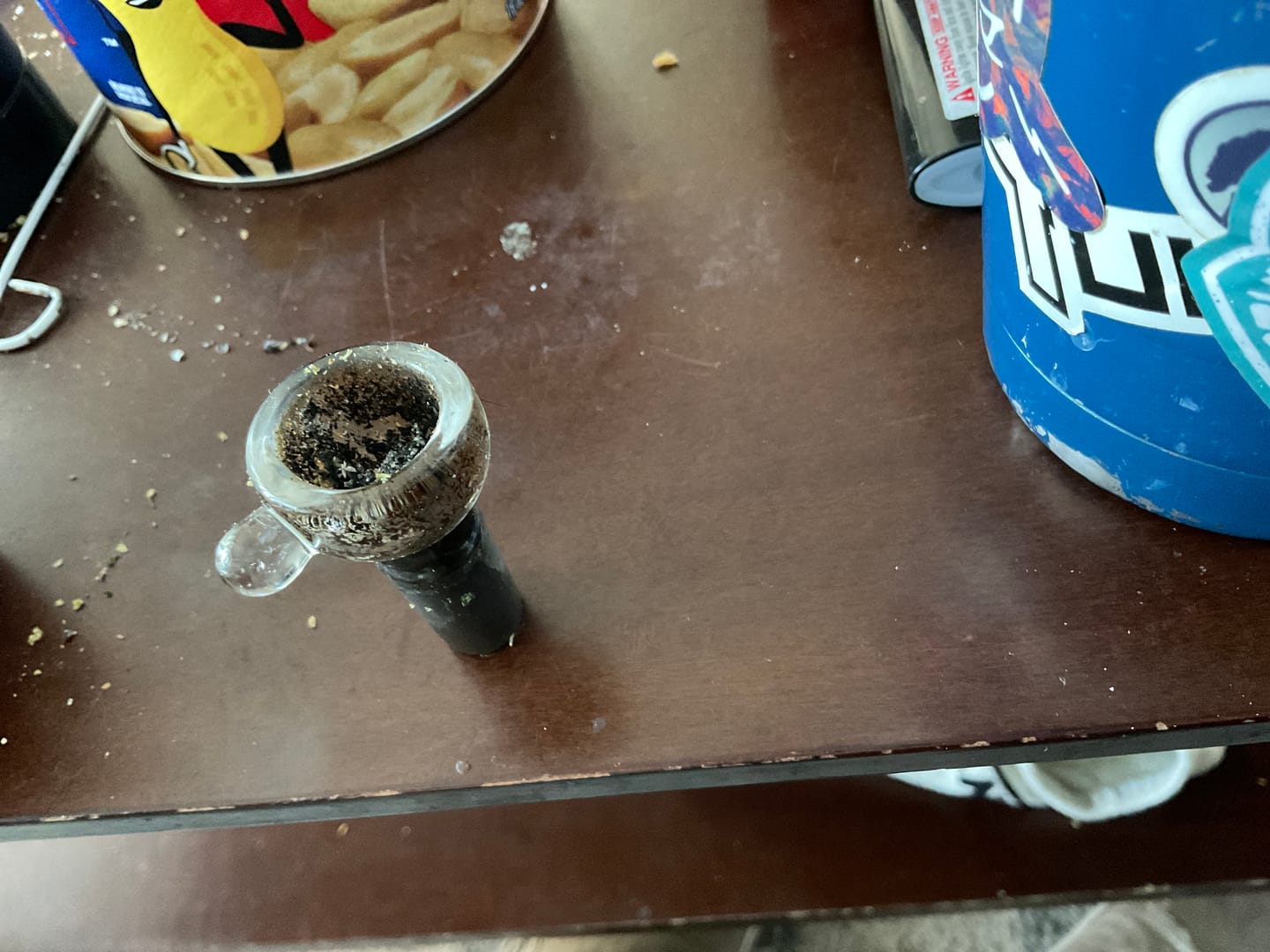 Customer photo review of WickiePipes - 14mm Monkey Male Dry-Herb Glass Bowl