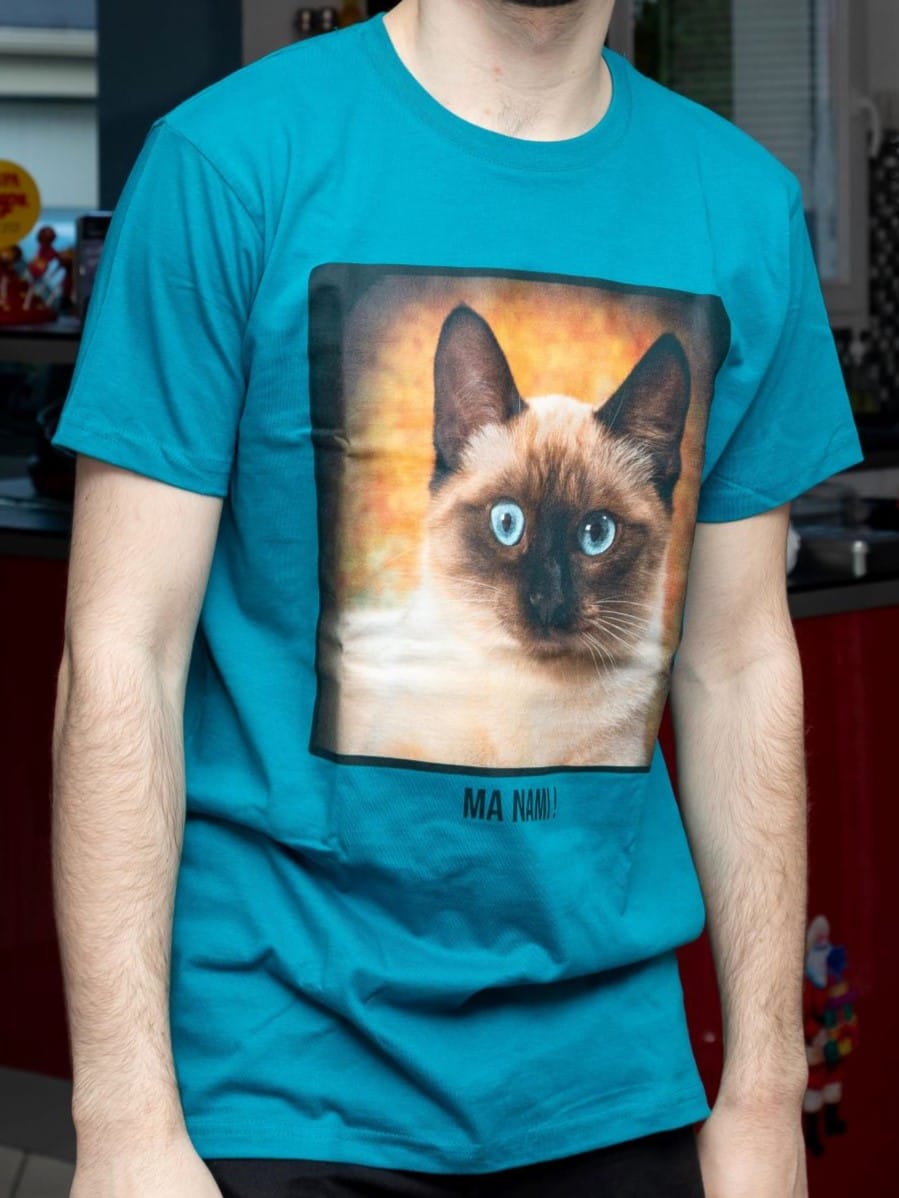 Customer photo review of T-Shirt avec photo - T-Shirt personnalisé