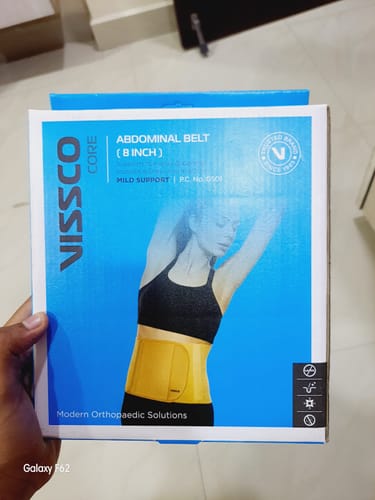 Customer photo review of Abdominal Belt (8") |Supports the Weak Abdominal Muscles to Relieve Pain (Beige)
