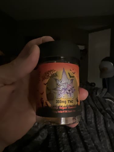 Customer photo review of LIMITED HALLOWEEN EDITION ORANGE SPICE PUMPKIN 4 PACK (DELTA-9 THC 1200MG)
