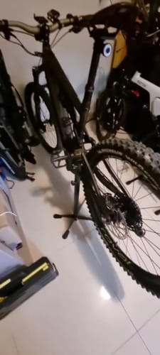 Customer photo review of Bicycle Parking Rack Stand - Secure and Convenient Storage Solution