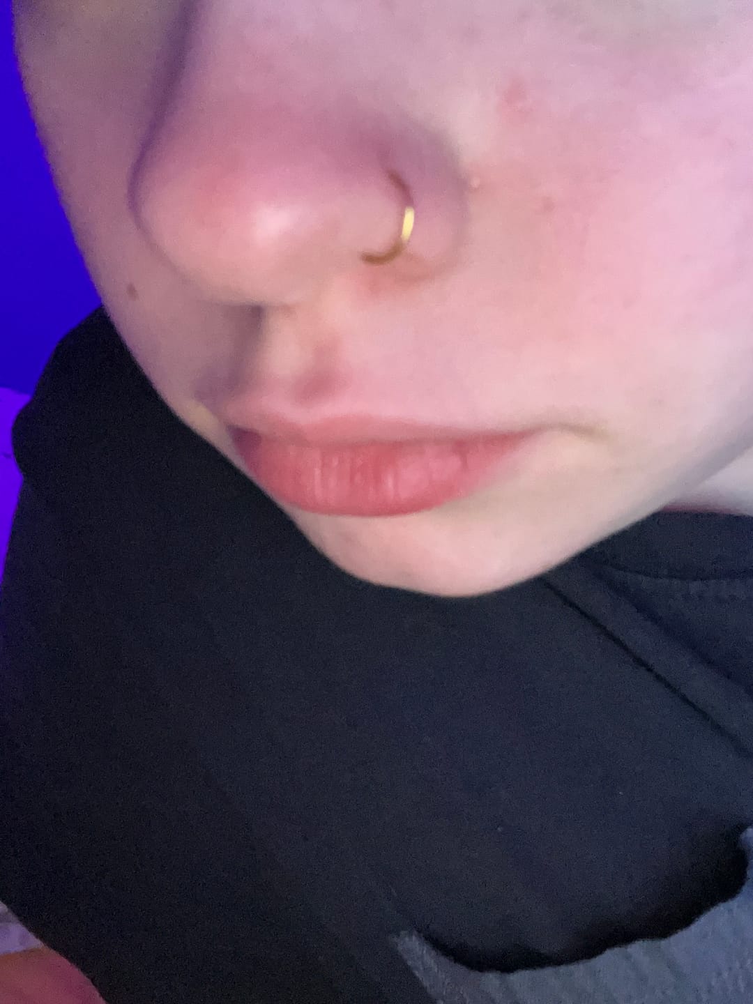 Customer photo review of Piercing au nez Anne