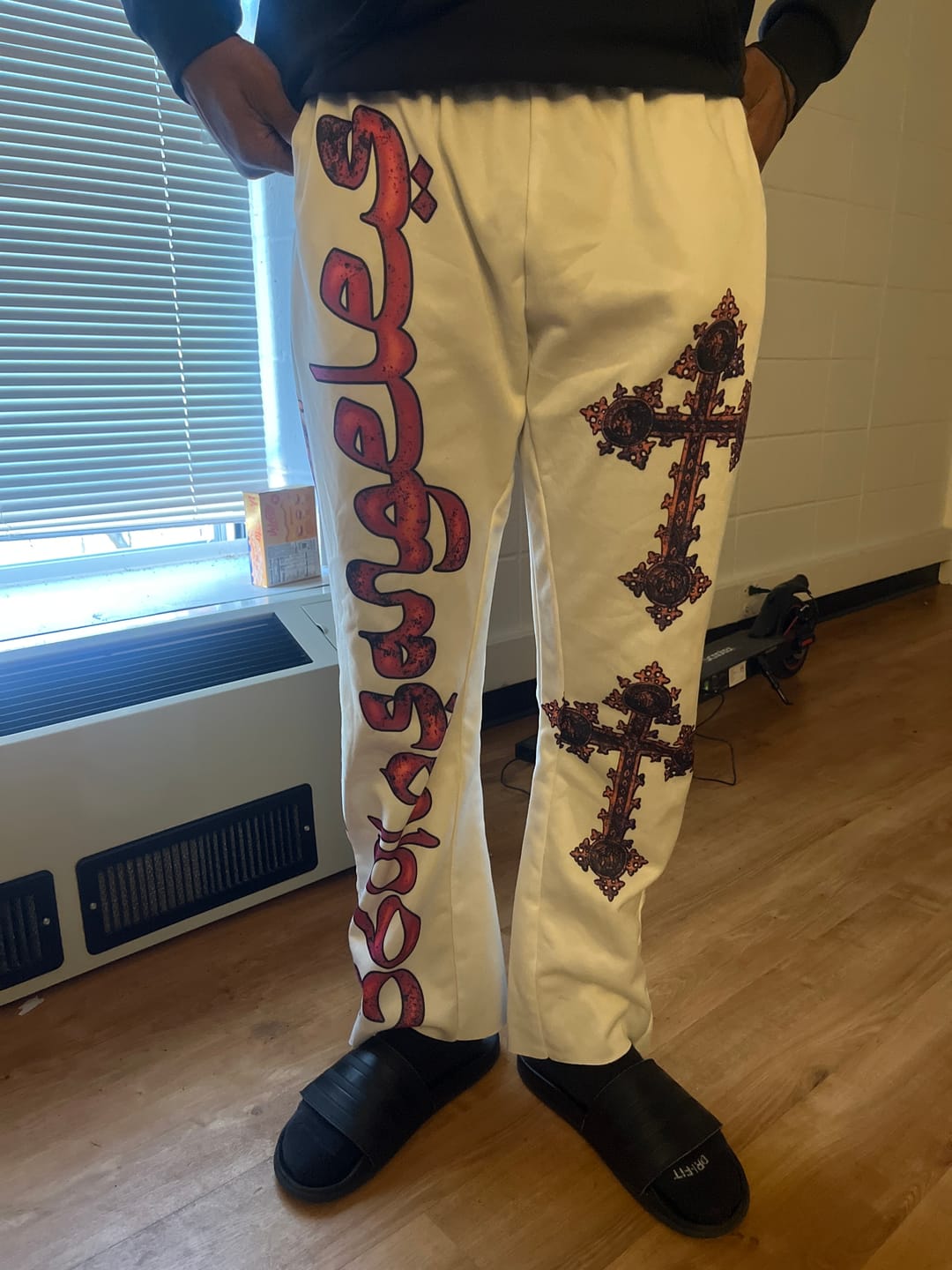 Customer photo review of Pure Saint Full Zip Hoodie & Flare Sweatpants Set
