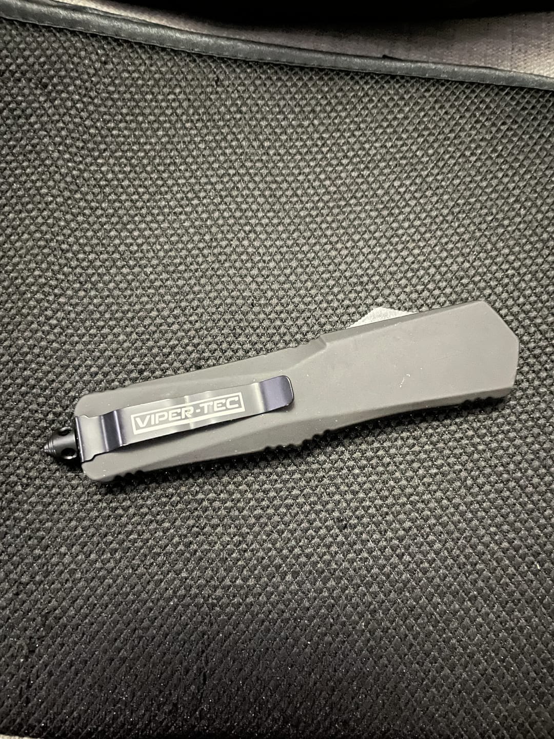Customer photo review of Black Ghost OTF Knife - Spartan Blade