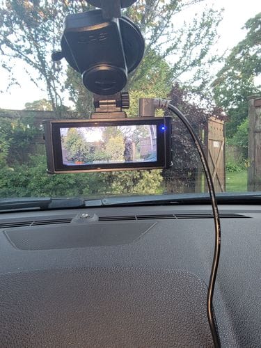 Customer photo review of Redtiger F7NP 4K Front Rear Dash Cam
