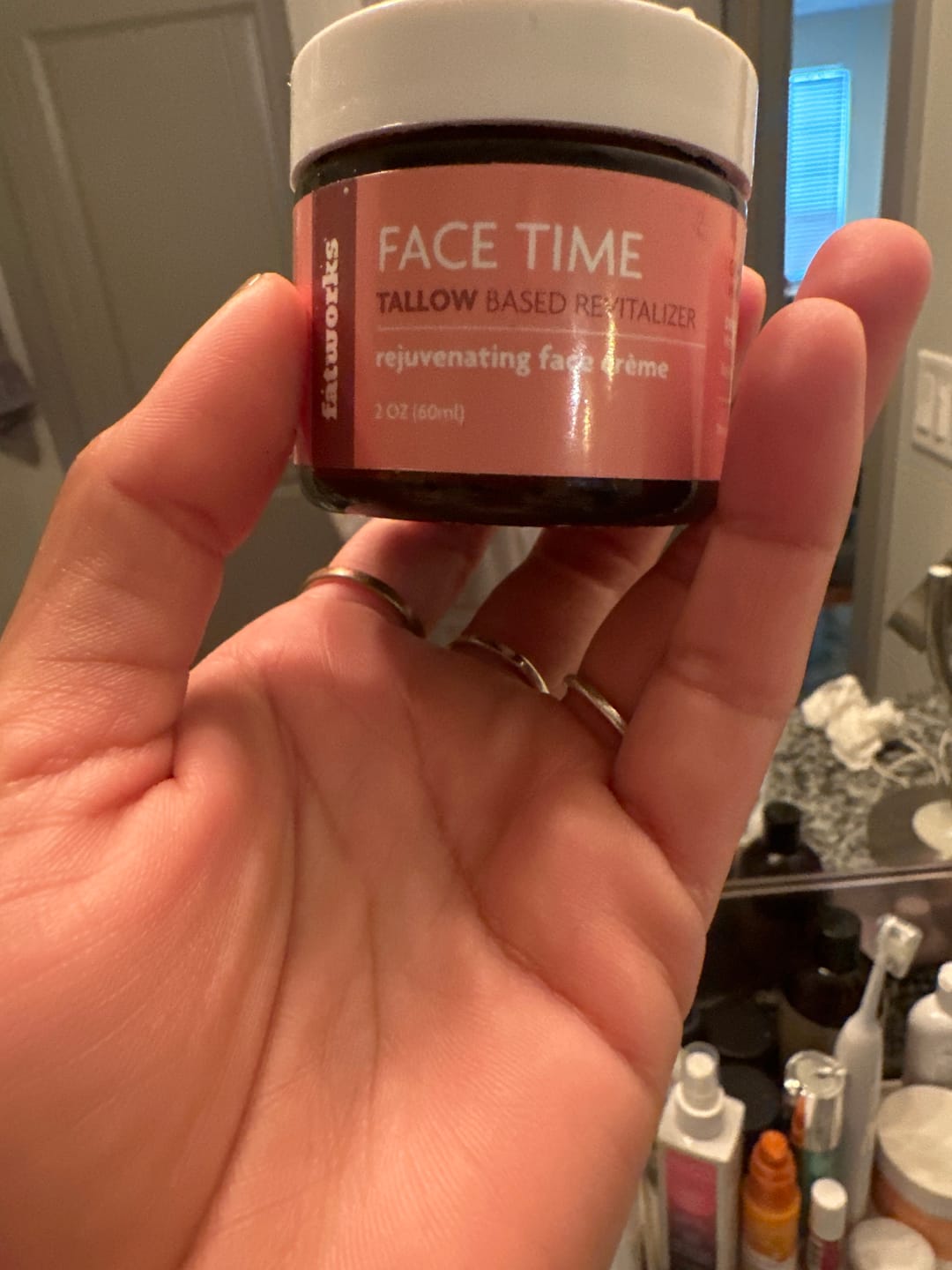 Customer photo review of Face Time (1 oz)-Tallow Based Face Crème