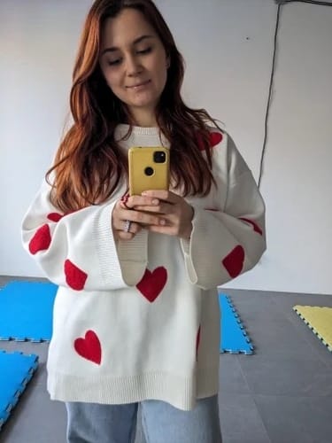 Customer photo review of Deluxor™ - Heart Sweater