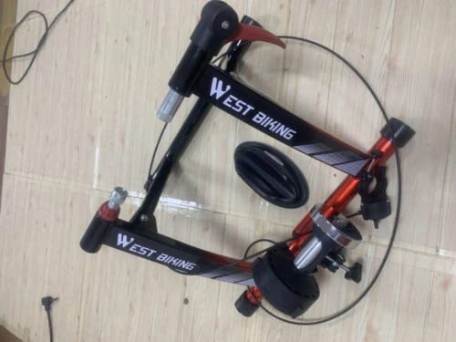 Customer photo review of Indoor Exercise Bike Trainer - 6 Speeds, Magnetic Resistance for Ultimate Cycling Experience