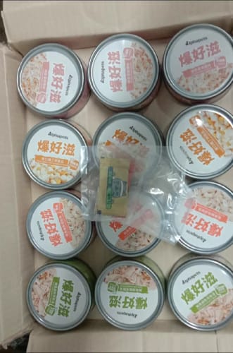 Customer photo review of 爆好滋 貓狗通用 無膠鮮肉湯罐 80g