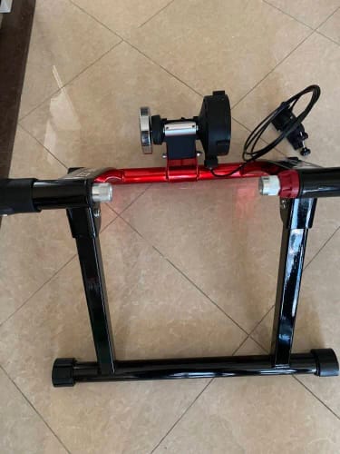Customer photo review of Indoor Exercise Bike Trainer - 6 Speeds, Magnetic Resistance for Ultimate Cycling Experience