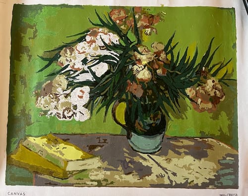 Customer photo review of Oleanders - Paint by Numbers