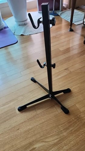 Customer photo review of Bicycle Parking Rack Stand - Secure and Convenient Storage Solution