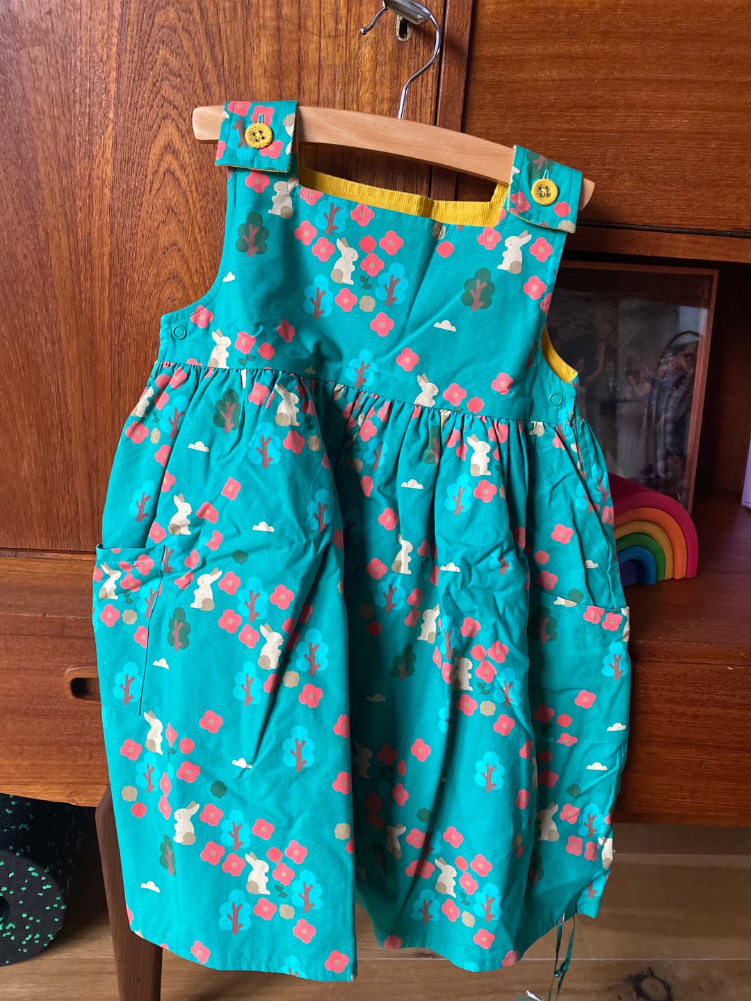 Customer photo review of Forest Walk Reversible Pinny Dress