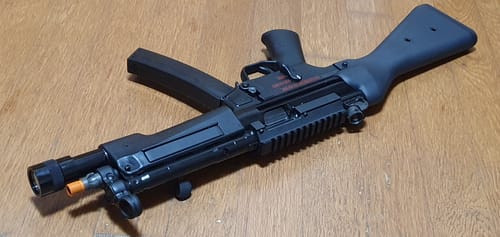 Customer photo review of Ultima Industries Universal Low Mount Rail For G3/MP5 Series