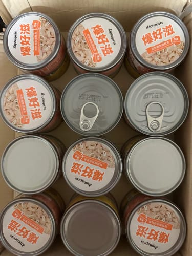 Customer photo review of 爆好滋 貓狗通用 無膠鮮肉湯罐 80g