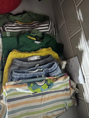 Customer photo review of Iron on Clothing Labels