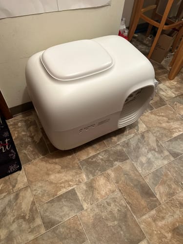 Customer photo review of Self-Cleaning Litter Box