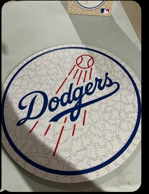 Customer photo review of Los Angeles Dodgers™ - Wooden Puzzle