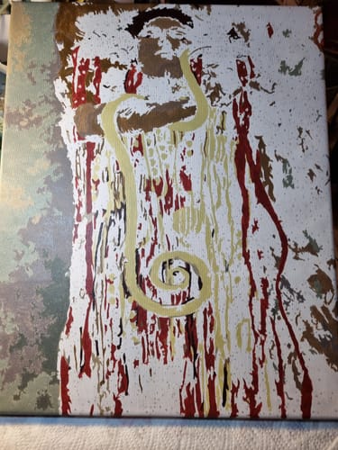 Customer photo review of Malen nach Zahlen - Hygieia - Gustav Klimt