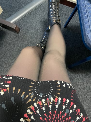 Avis photo d'un client sur COLLANT POLAIRE EFFET TRANSPARENT LEGGS