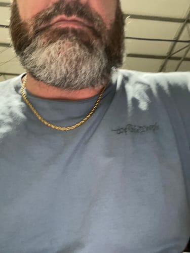 Customer photo review of Gold Rope Chain (4mm)