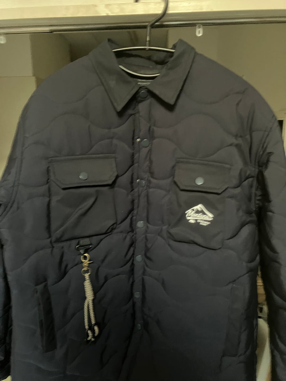Customer photo review of 機能4ポケット　中綿入りキルティングジャケット